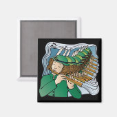 Elf Rohrleitungen Magnet (Vorderseite/Rückseite)