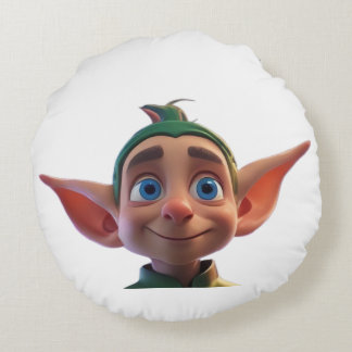 ELF Round Pillow Rundes Kissen