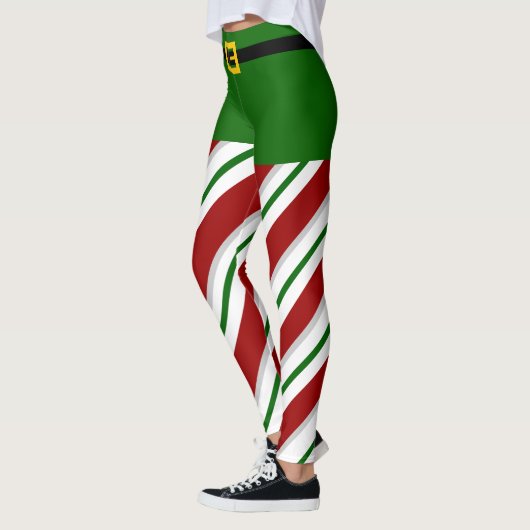 Elf Santa's Elves Weihnachten Leggings von Frauen (Links)