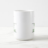 Elf-Scherz-Weihnachtsgruß-Schild Kaffeetasse (Mittel)
