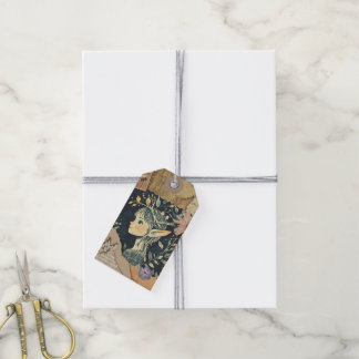 Elf-Schreibwaren-Layered-Vintage-Ephemera-Geschenk Geschenkanhänger