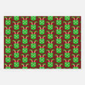 Elf Schuhe im Pocket Trio Geschenkpapier Set (Vorderseite 2)