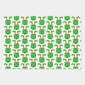 Elf Schuhe im Pocket Trio Geschenkpapier Set (Vorderseite)