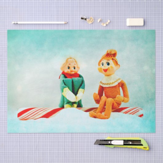 Elf Seidenpapier (Handwerk)