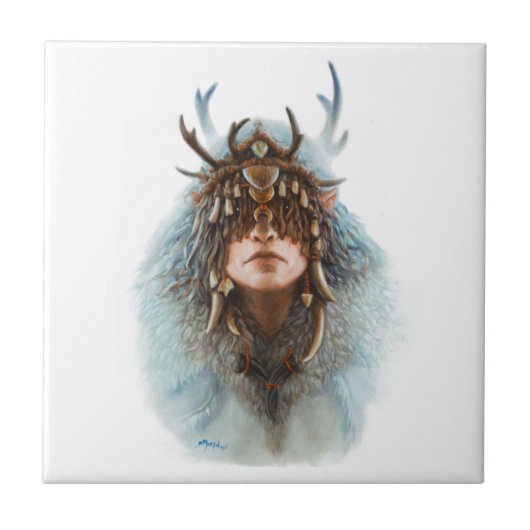 Elf Shaman Fliese (Vorderseite)