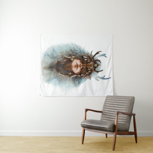 Elf Shaman Wandteppich (Beispiel (Horizontal))