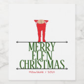 Elf Shenanigans "Moonshine" Weinkarte Weinetikett (Einzelnes Label)