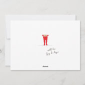 Elf Shenanigans Name Sign Green & Tan Weihnachten (Rückseite)