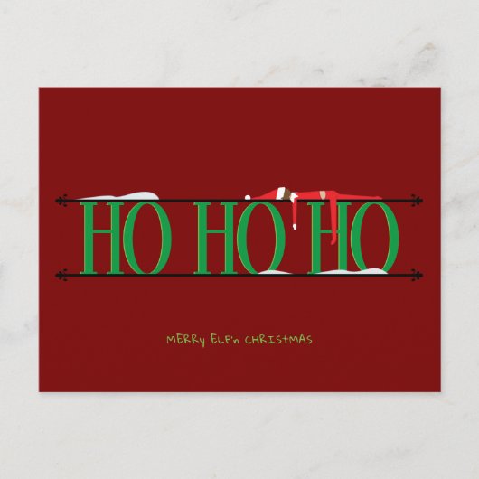 Elf Shenanigans Wrotish Iron Sign Weihnachten (Vorderseite)