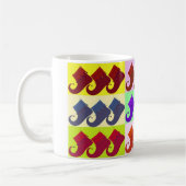 Elf Shoe Pop Art Kaffeetasse (Links)