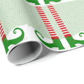 Elf Shoes Wrapping Paper Geschenkpapier (Rolleneckpunkt)
