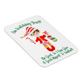 Elf sieht dir Weihnachten Kühlschrankmagnet zu Magnet (Rechte Seite)