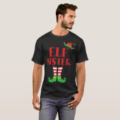 Elf Sister Christmas Time Brother Sister T-Shirt (Vorne ganz)