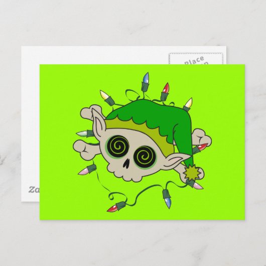 Elf Skull Postkarte (Vorne/Hinten)