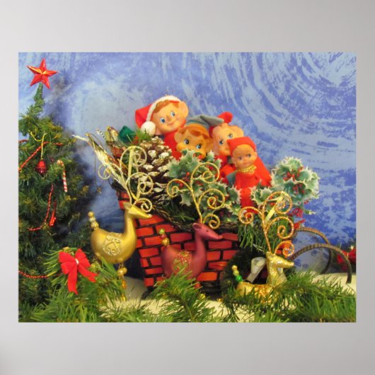 Elf Sleigh Poster (Vorne)
