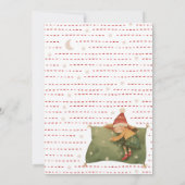 Elf Slumber Party Geburtstag Einladung (Rückseite)