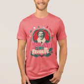 Elf - Smiling is My Favorite Tri-Blend Shirt (Vorderseite)