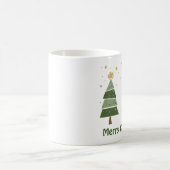 Elf Snail Christmas Scene Kaffeetasse (Mittel)
