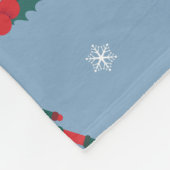 Elf "Sohn eines Nutcrackers" Wintermuster Fleecedecke (Ecke)