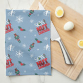 Elf "Sohn eines Nutcrackers" Wintermuster Geschirrtuch (Viertel Falte)