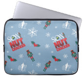 Elf "Sohn eines Nutcrackers" Wintermuster Laptopschutzhülle (Vorderseite)