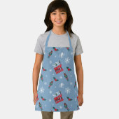 Elf "Sohn eines Nutcrackers" Wintermuster Schürze (Insitu)