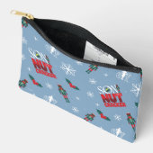 Elf "Sohn eines Nutcrackers" Wintermuster Zubehörtasche (Offen)