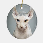 Elf-Sphinx-Katzen-Fotografie Keramik Ornament (Links)