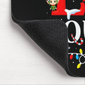 Elf Squad Christmas Family Matching Pajamas Elf Bo Mousepad (Ecke)