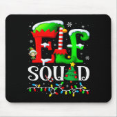 Elf Squad Christmas Family Matching Pajamas Elf Bo Mousepad (Vorne)