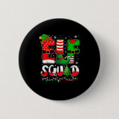 Elf Squad Christmas Family Matching Xmas Elf Pajam Button (Vorderseite)
