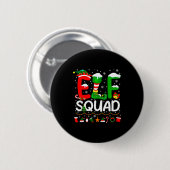 Elf Squad Christmas Family Matching Xmas Elf Pajam Button (Vorne & Hinten)