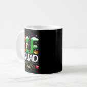 Elf Squad Christmas Family Matching Xmas Elf Pajam Kaffeetasse (Vorderseite Links)
