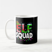 Elf Squad Christmas Family Matching Xmas Pajamas Kaffeetasse (Links)
