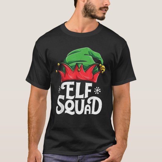 Elf Squad Christmas Funny Elves Family Matching Py T-Shirt (Vorderseite)