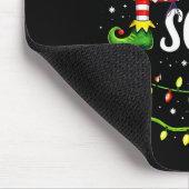 Elf Squad Christmas Lights Matching Holiday Crew Mousepad (Ecke)