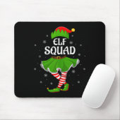 Elf Squad Christmas Matching Family Girls Women El Mousepad (Mit Mouse)