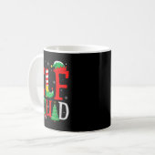 Elf Squad Christmas Matching Family Group Elf Xmas Kaffeetasse (Vorderseite Links)