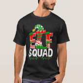 ELF Squad Christmas Matching Family Team Novelty T-Shirt (Vorderseite)