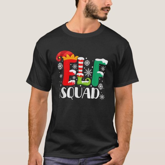 Elf Squad Christmas Matching Family Toddler Boy Gi T-Shirt (Vorderseite)