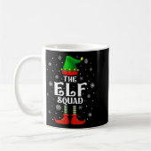 Elf Squad Family Matching Xmas Funny Christmas Vib Kaffeetasse (Links)