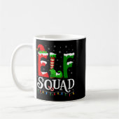 Elf Squad Funny Christmas Family Pajamas  Kaffeetasse (Links)