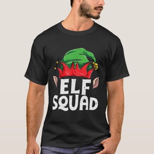 Elf Squad Funny Elf Familie Weihnachten Matching P T-Shirt (Vorderseite)