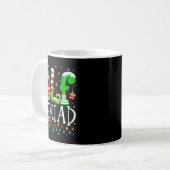 Elf Squad Funny Elf Family Christmas Matching Paja Kaffeetasse (Vorderseite Links)