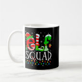 Elf Squad Funny Elf Family Christmas Matching Paja Kaffeetasse (Links)