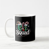 Elf Squad Funny Elf Family Christmas Matching Paja Kaffeetasse (Links)