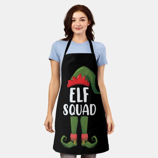 Elf Squad Funny Familie passt Weihnachten Schürze (Getragen)