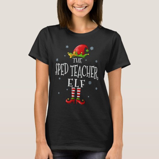 Elf Squad Funny Groupe Matching C T-Shirt (Vorderseite)