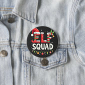 Elf Squad Funny Matching Christmas Outfit Button (Beispiel)