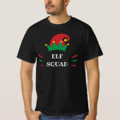 Elf Squad | Geeignetes Weihnachtself-Zitat T-Shirt (Vorderseite)